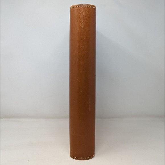 Vintage Hugo Bosca Built Cowhide Zip Briefcase Attaché Case Brown Leather 16x11 - Picture 10 of 16